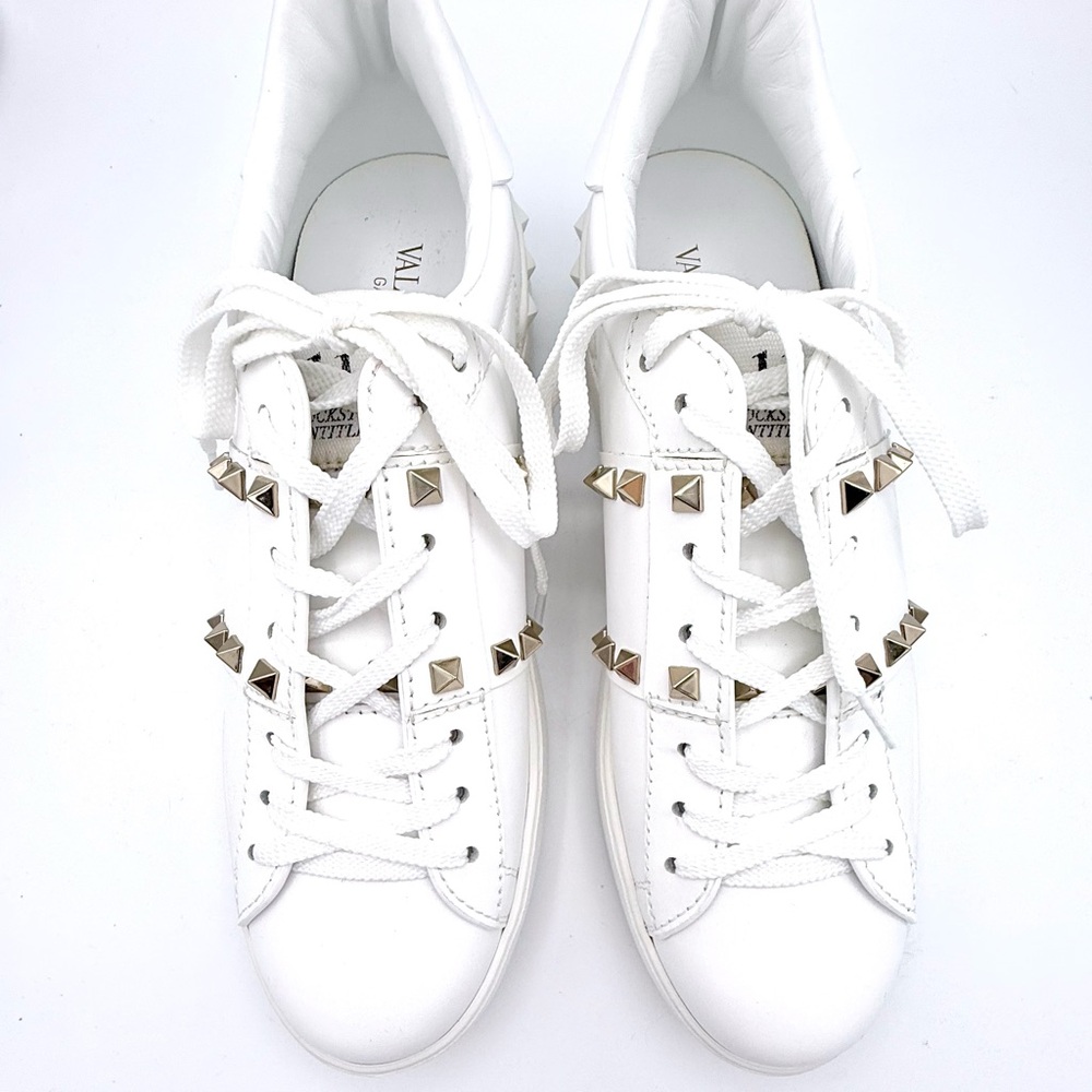 New Valentino Garavani Rockstud Women's Sneakers Sz. 40.5 (U.S. 10) Italy No Box